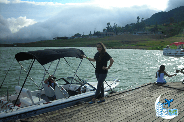 deportes acuáticos en el embalse 